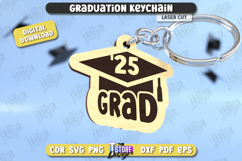 Graduation Keychains Laser Cut Bundle, Graduation Gift SVG Product Image 9
