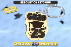 Graduation Keychains Laser Cut Bundle, Graduation Gift SVG Product Image 11