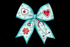 nurse heart bow, coquette bow clipart, medical theme bow, heart design art, digital bow design, healing nurse bow, elegant bow art, nurse design clipart, coquette bow art, heart sublimation design,