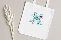 nurse heart bow, coquette bow clipart, medical theme bow, heart design art, digital bow design, healing nurse bow, elegant bow art, nurse design clipart, coquette bow art, heart sublimation design,