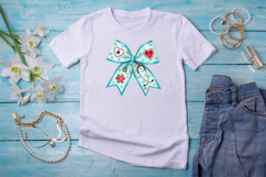 nurse heart bow, coquette bow clipart, medical theme bow, heart design art, digital bow design, healing nurse bow, elegant bow art, nurse design clipart, coquette bow art, heart sublimation design,