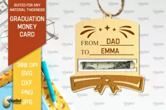 Graduation Money Card SVG. Money Holder Laser Cut Product Image 1