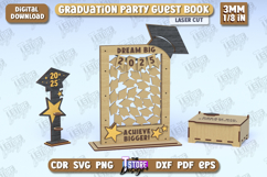 Graduation Party Guest Book | Grad Guestbook | Grad Wishes Product Image 1