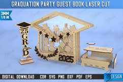 Graduation Party Guest Book Laser Cut Bundle, Class of 2025 Product Image 7
