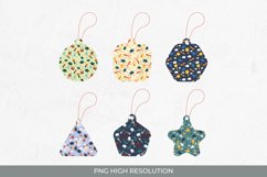 Graduation Patterned Shaped Tags Product Image 1