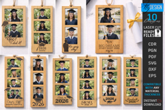 Graduation Photo Frames Laser Cut Bundle | Class of 2026 SVG Product Image 1