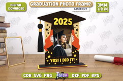 Graduation Photo Frame | Tabletop Photo Frame | Grad 2025 Product Image 1