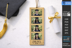 Graduation Photo Frames Laser Cut Bundle | Class of 2026 SVG Product Image 3
