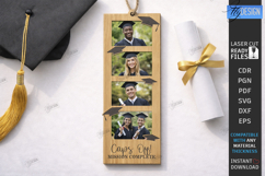 Graduation Photo Frames Ornament Laser Cut | Class of 2026 Product Image 1