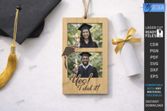 Graduation Photo Frames Ornament Laser Cut | Class of 2026 Product Image 1