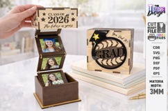 Graduation Photo Memory Box Laser Cut | Class of 2026 Laser Product Image 4