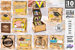 Graduation Photo Memory Box Laser Cut | Class of 2026 Laser Product Image 1