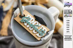 Graduation Stanley Topper Laser Cut | 3D Laser Cut Files Product Image 1