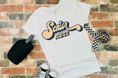 Retro Senior 2022 Sublimation Design I Graduation 2022 Sublimation  I Retro theme Senior 2022 Sublimation PNG