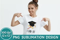 Graduation tshirt mock up preview