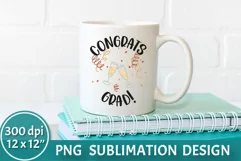 Congrats Grad mug mock up preview