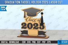 Graduation Tassel Holder Laser Cut Bundle, Graduation Award Product Image 5