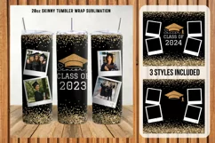 Senior Class of 2023-2024 Tumbler Wrap PNG Product Image 1