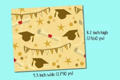 graduation tumbler wrap template