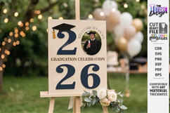 Graduation Welcome Sign Laser Cut | Graduation Party Laser Product Image 1