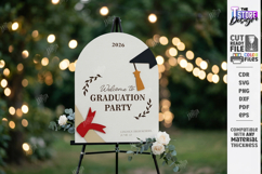 Graduation Welcome Sign Laser Cut | Graduation Party Laser Product Image 1