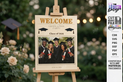 Graduation Welcome Sign Laser Cut | Graduation Party Laser Product Image 1