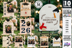 Graduation Welcome Signs Laser Cut Bundle | Graduation Party Product Image 1