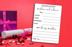 words of wisdom for the graduates- graduation party advice cards printable