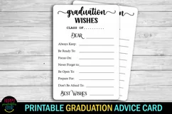 words of wisdom for the graduates- graduation party advice cards printable