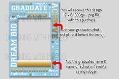 Graduation Words - 2023 Blue 12x18 Garden Flag Sublimation Product Image 2