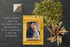 Graduation Words - 2023 Gold 12x18 Garden Flag Sublimation Product Image 4