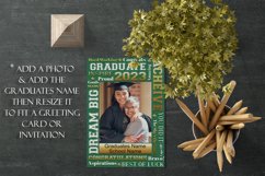 Graduation Words - 2023 Green 12x18 Garden Flag Sublimation Product Image 4