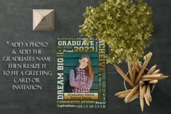 Graduation Words - 2023 Green 12x18 Garden Flag Sublimation Product Image 4