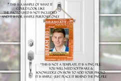 Graduation Words - 2023 Orange 12x18 Garden Flag Sublimation Product Image 3