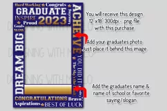 Graduation Words - 2023 Purple 12x18 Garden Flag Sublimation Product Image 2