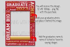 Graduation Words - 2023 Red 12x18 Garden Flag Sublimation Product Image 2