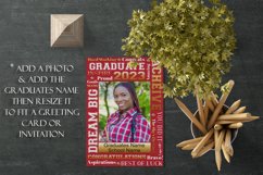 Graduation Words - 2023 Red 12x18 Garden Flag Sublimation Product Image 4