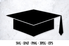 Graduation hat. Academic cap with tassel. Education SVG Product Image 1