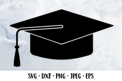 Graduation cap SVG. Academic hat with tassel. Education Product Image 1
