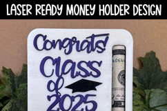 Congrats! Class of 2025 Money Holder| Graduation Laser SVG Product Image 2