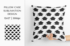 Graduation Hats Pillow Case Sublimation Design PNG 007 Product Image 1