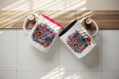 Graffiti tumbler, mug wrap, clipart sublimation design Product Image 3