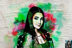Graffiti Stencil Watercolor Effect Product Image 2