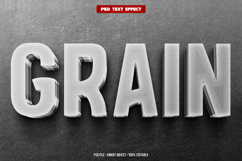 Grain 3D editable text effect Product Image 1