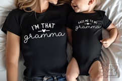 Pass Me To Gramma Im That Gramma Bundle SVG PNG Mothers Day Product Image 1
