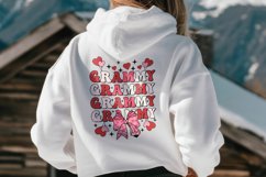 Grammy Valentine Pencil Coquette Bow SVG PNG Product Image 3