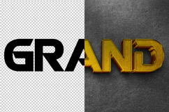 Grand 3D editable text effect Product Image 2