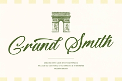 Grand Smith - Modern Brush Font Product Image 1