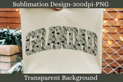 Grandad Camo Varsity Letter PNG Sublimation Design Product Image 1