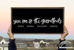 You Me & The Grandkids SVG Customize Your SVG Product Image 1